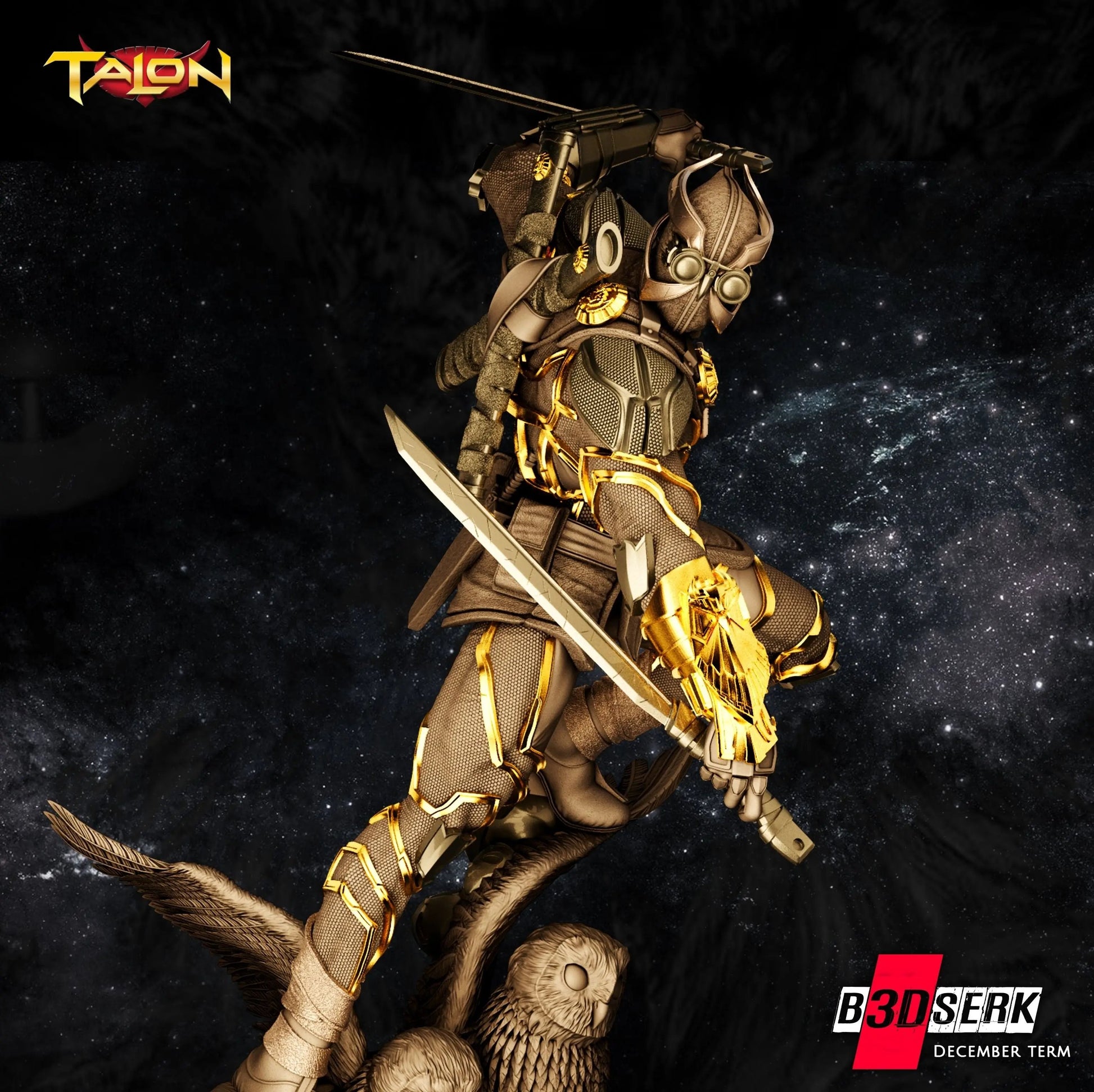 Talon Figure by B3DSERK 3DHeroFigure
