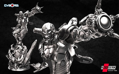 Cyborg Figure by B3DSERK 3DHeroFigure