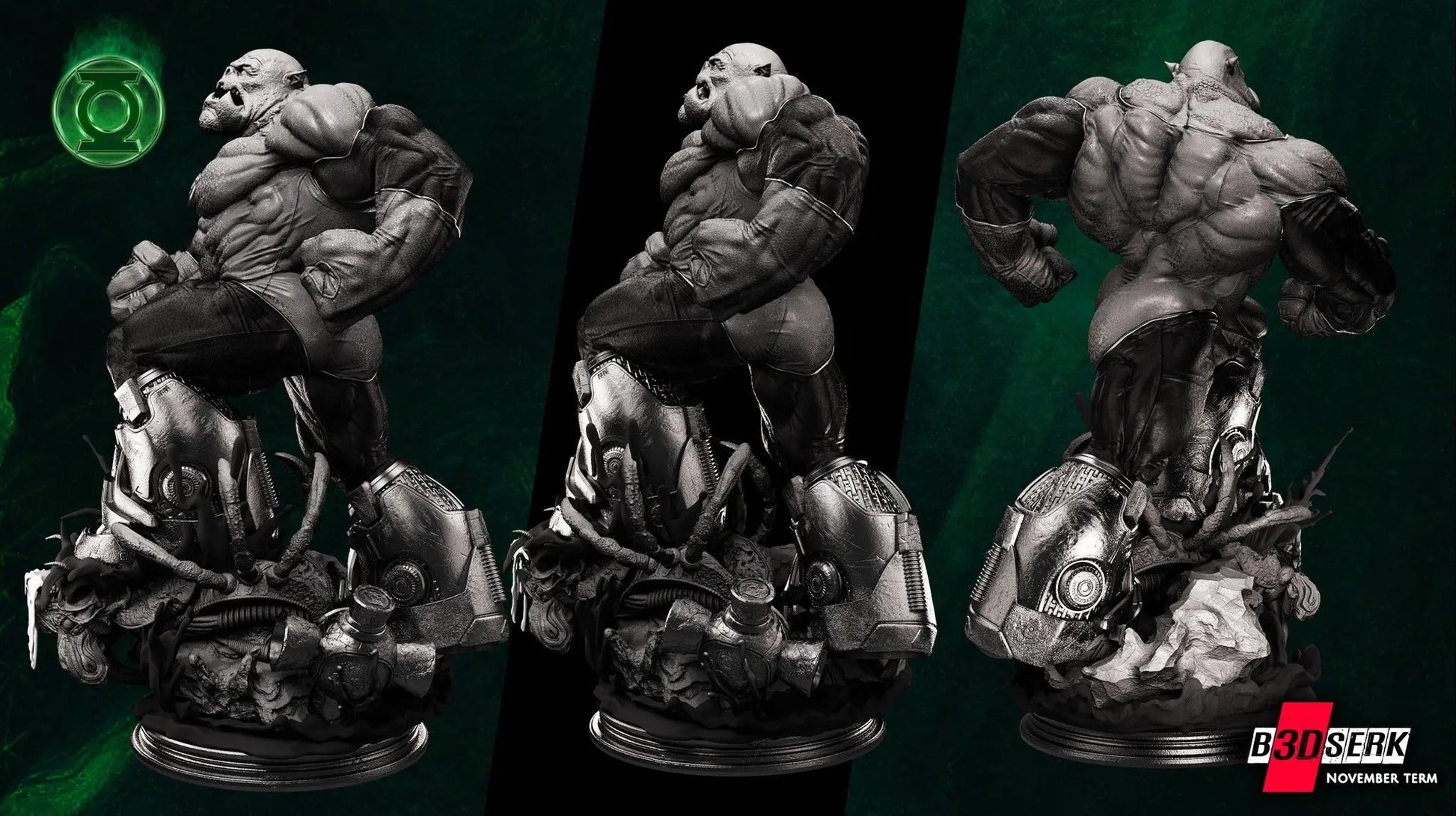 Kilowog Figure by B3DSERK 3DHeroFigure