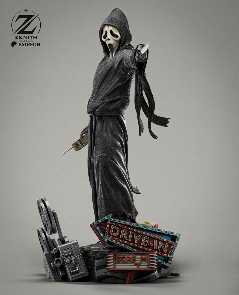 Ghostface Figure by Zenith Studios – High Quality 3D Collectible Statue 3DHeroFigure