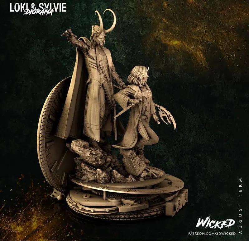Loki Sylvie Diorama Figure by Wicked 3DHeroFigure