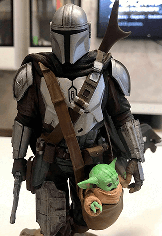 The Mandalorian Figure – High Quality 3D Collectible Statue 3DHeroFigure