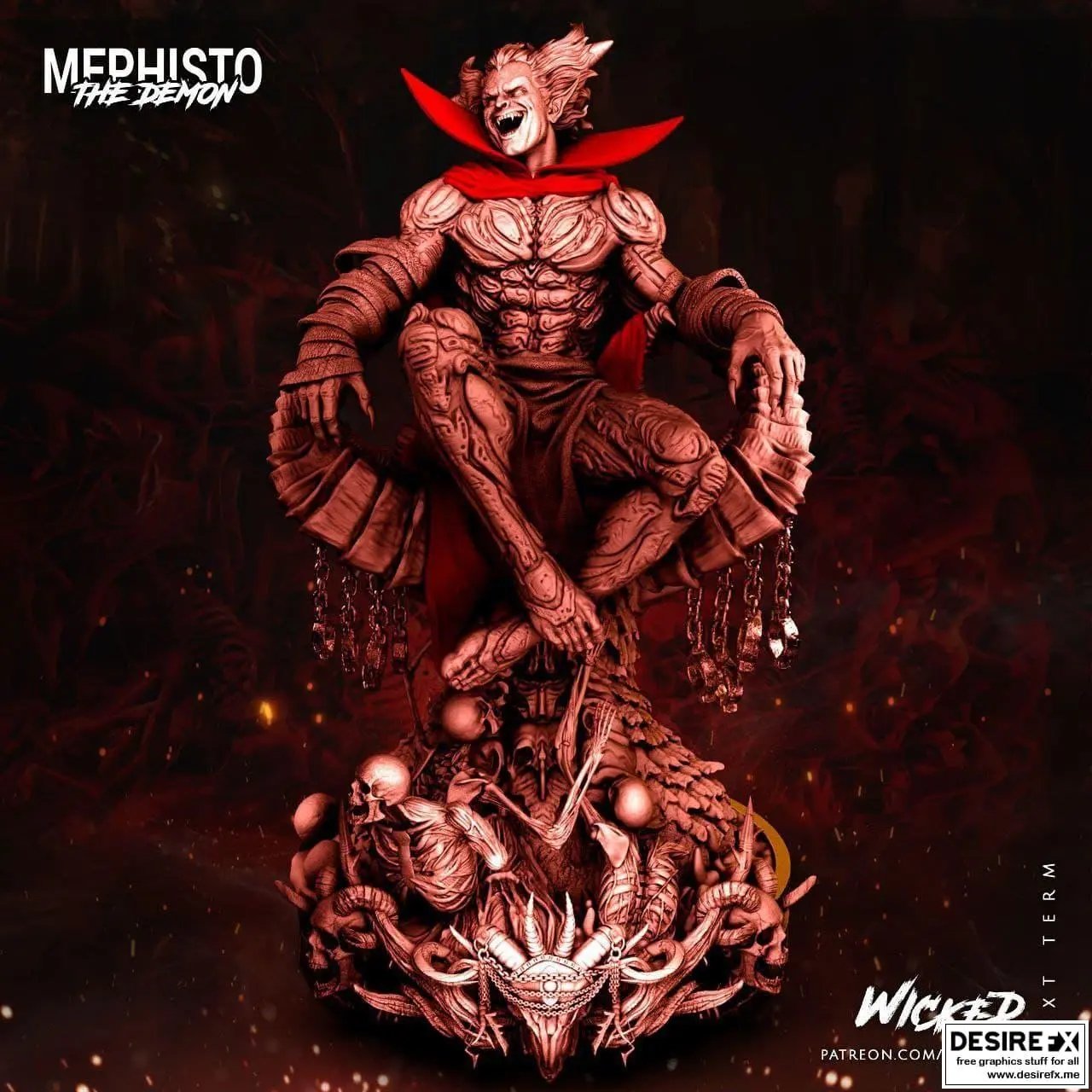 Mephisto Figure by Wicked 3DHeroFigure