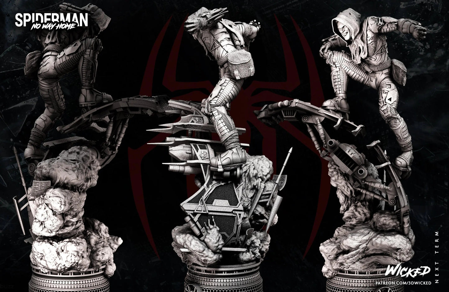 Green Goblin Figure by Wicked 3DHeroFigure