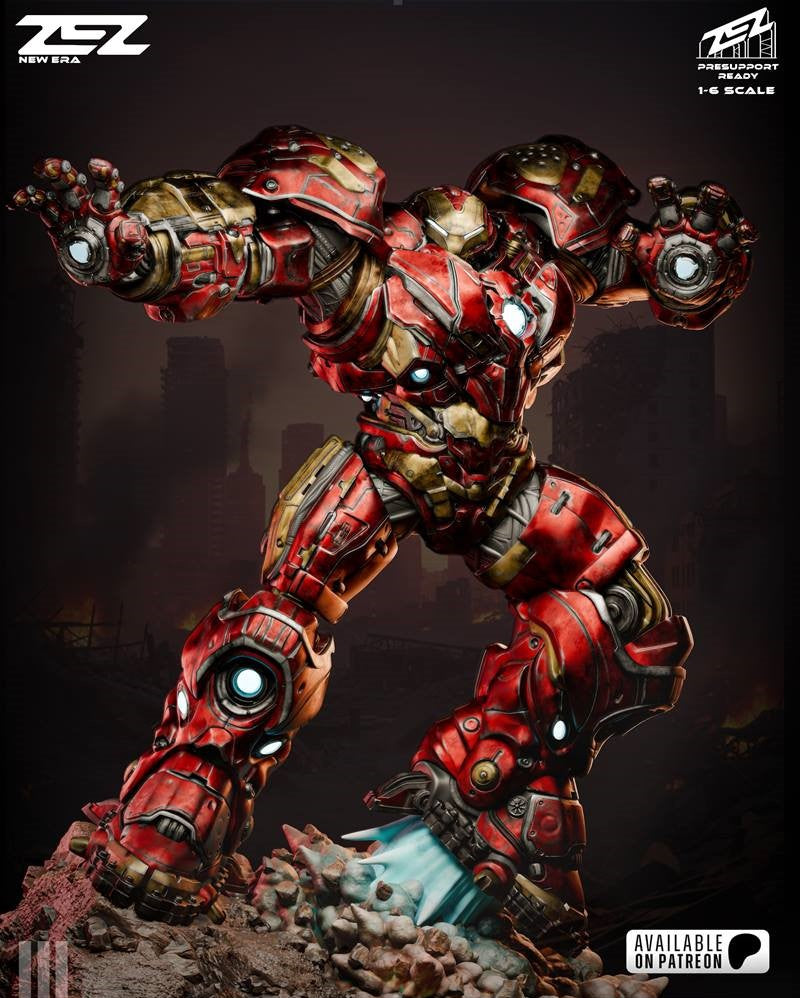 Hulkbuster Figure by ZEZ Studios – High Quality 3D Collectible Statue 3DHeroFigure
