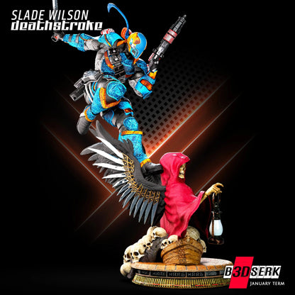 Deathstroke Diorama Figure by B3DSERK 3DHeroFigure