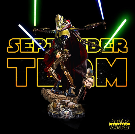 Grievous Figure by Star Wars – High Quality 3D Collectible Statue 3DHeroFigure