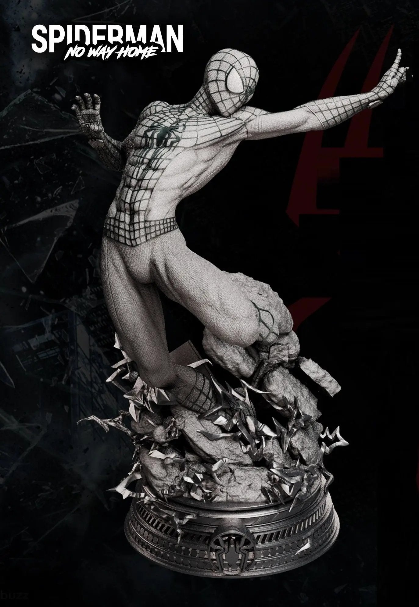 Spiderman Andrew Garfield Figure by Wicked 3DHeroFigure