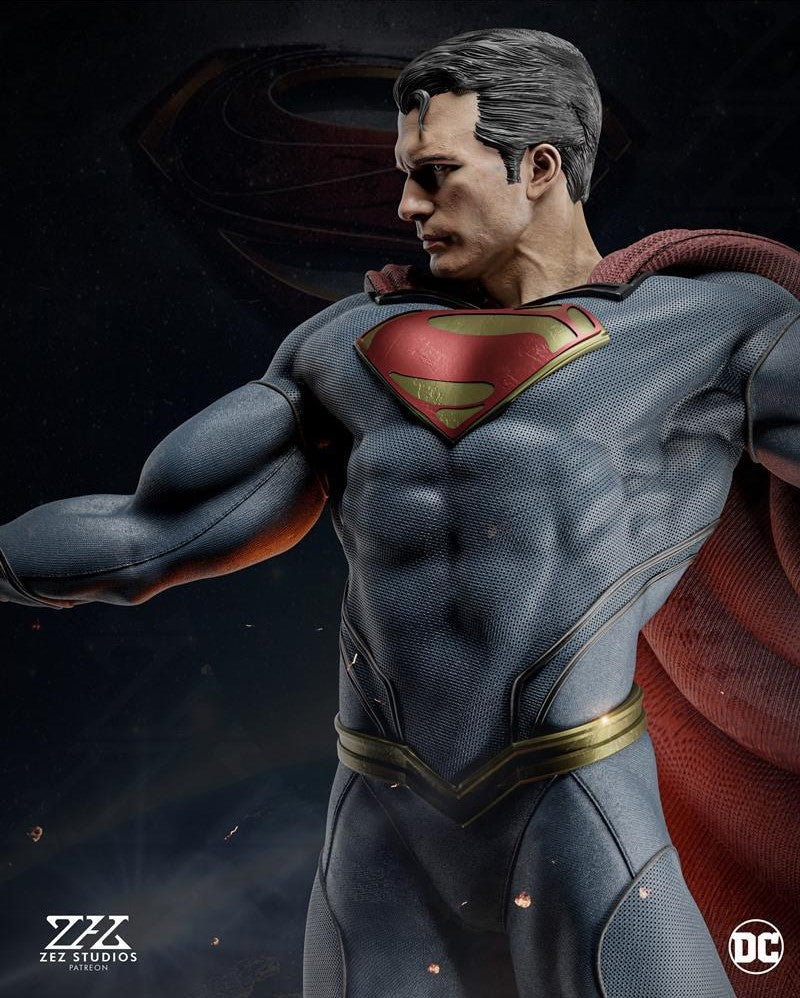 Superman Figure by ZEZ Studios – High Quality 3D Collectible Statue 3DHeroFigure