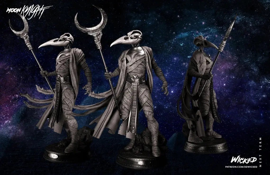 Khonsu Figure by Wicked 3DHeroFigure