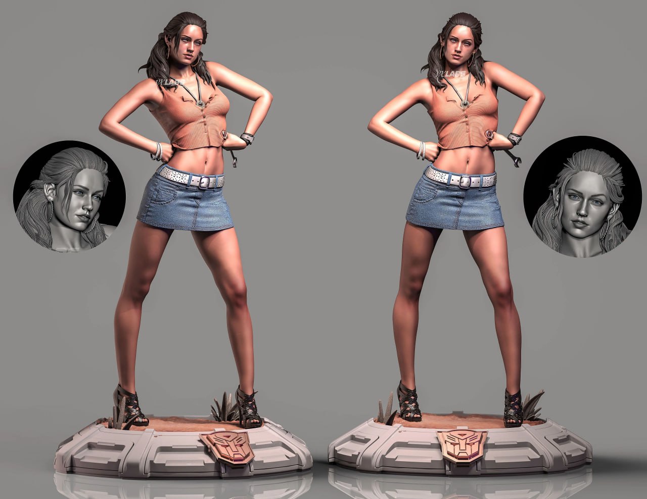 Megan Fox Figure by VX Labs – High Quality 3D Collectible Statue 3DHeroFigure
