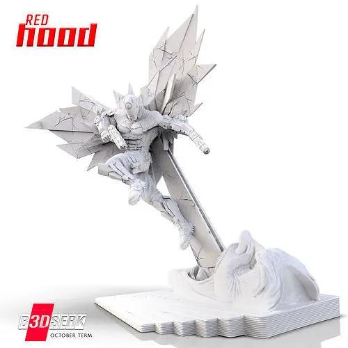 Red Hood Figure by B3DSERK 3DHeroFigure