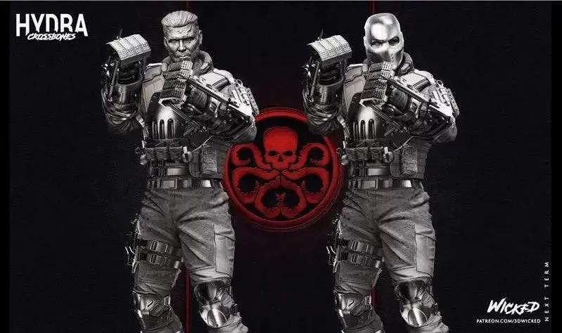 Cross Bones Figure by Wicked 3DHeroFigure