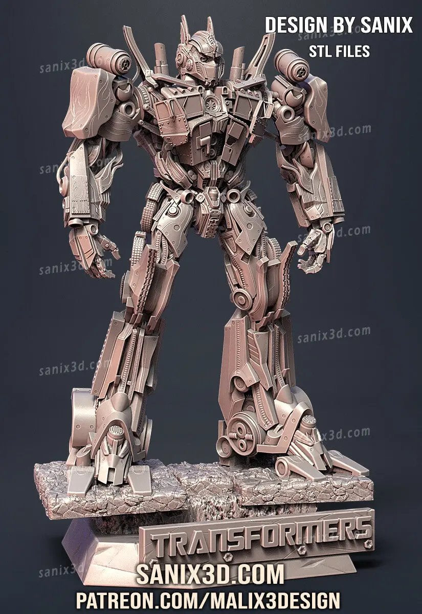 Optimus Prime Figure by Sanix 3DHeroFigure