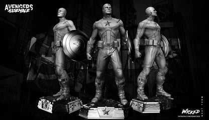 Captain America Figure by Wicked 3DHeroFigure