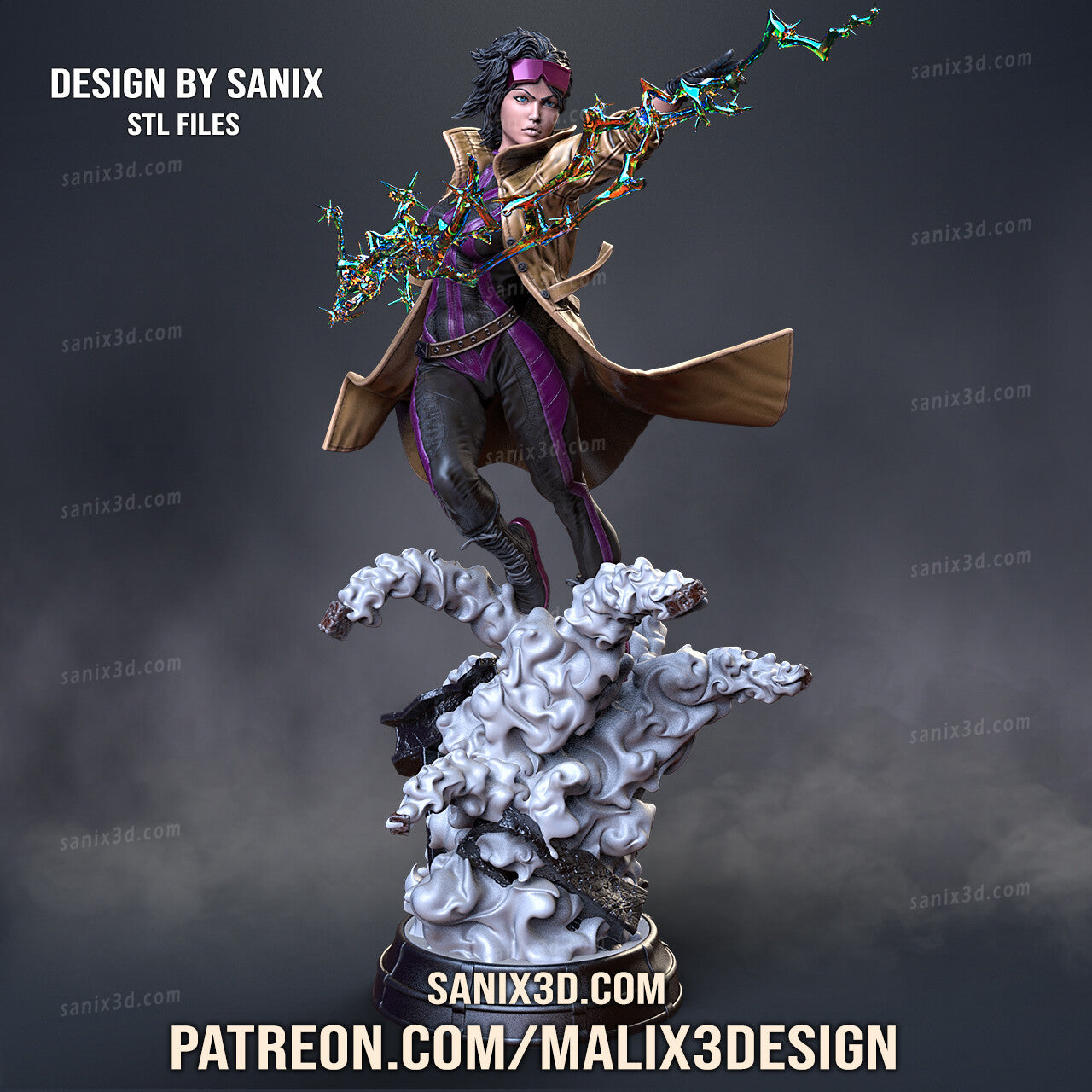 Jubilee Figure by Sanix – High Quality 3D Collectible Statue 3DHeroFigure