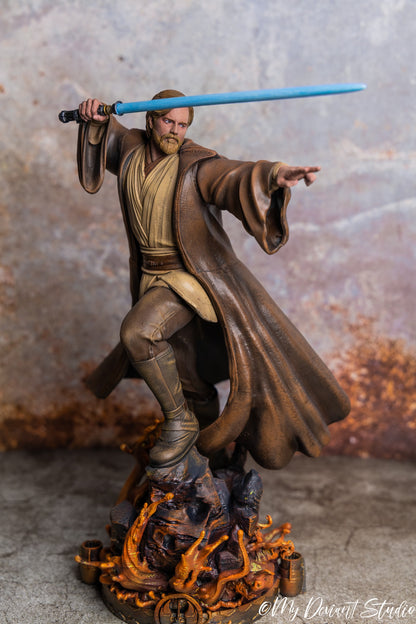 Obi Wan Kenobi Figure by Star Wars – High Quality 3D Collectible Statue 3DHeroFigure