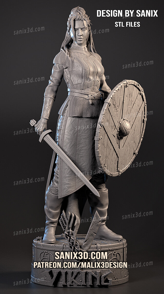 Lagertha Figure by Sanix – High Quality 3D Collectible Statue 3DHeroFigure