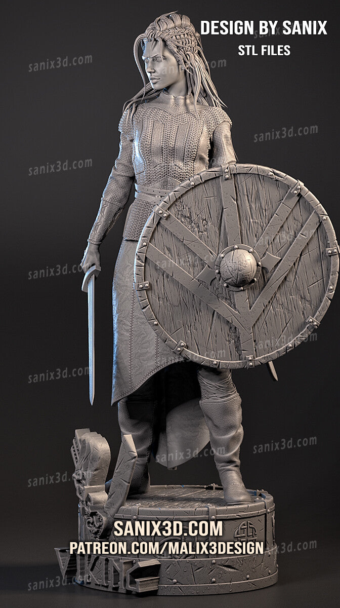 Lagertha Figure by Sanix – High Quality 3D Collectible Statue 3DHeroFigure