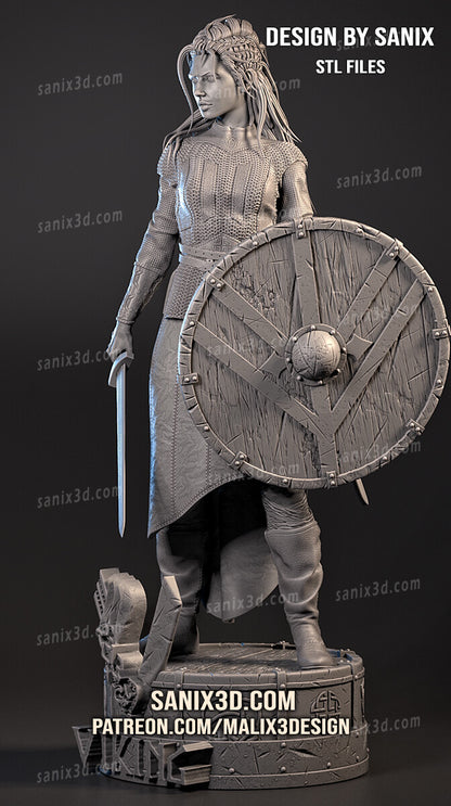 Lagertha Figure by Sanix – High Quality 3D Collectible Statue 3DHeroFigure