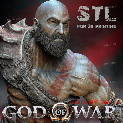 Kratos Figure by Sanix 3DHeroFigure