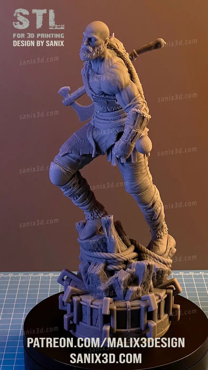 Kratos Figure by Sanix 3DHeroFigure