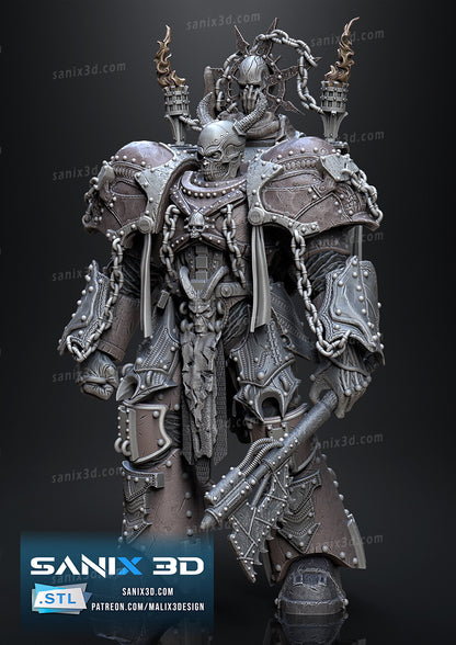 Warmachine Figure by Sanix – High Quality 3D Collectible Statue 3DHeroFigure