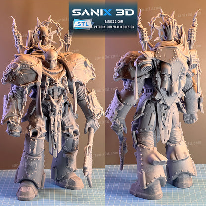 Warmachine Figure by Sanix – High Quality 3D Collectible Statue 3DHeroFigure