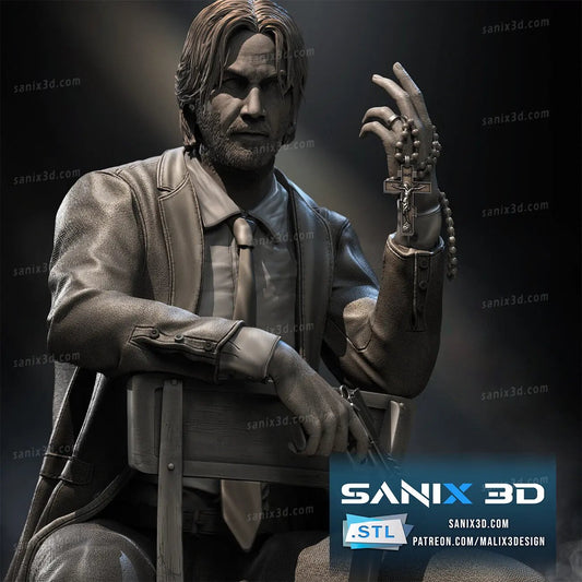 John Wick Figure by Sanix 3DHeroFigure