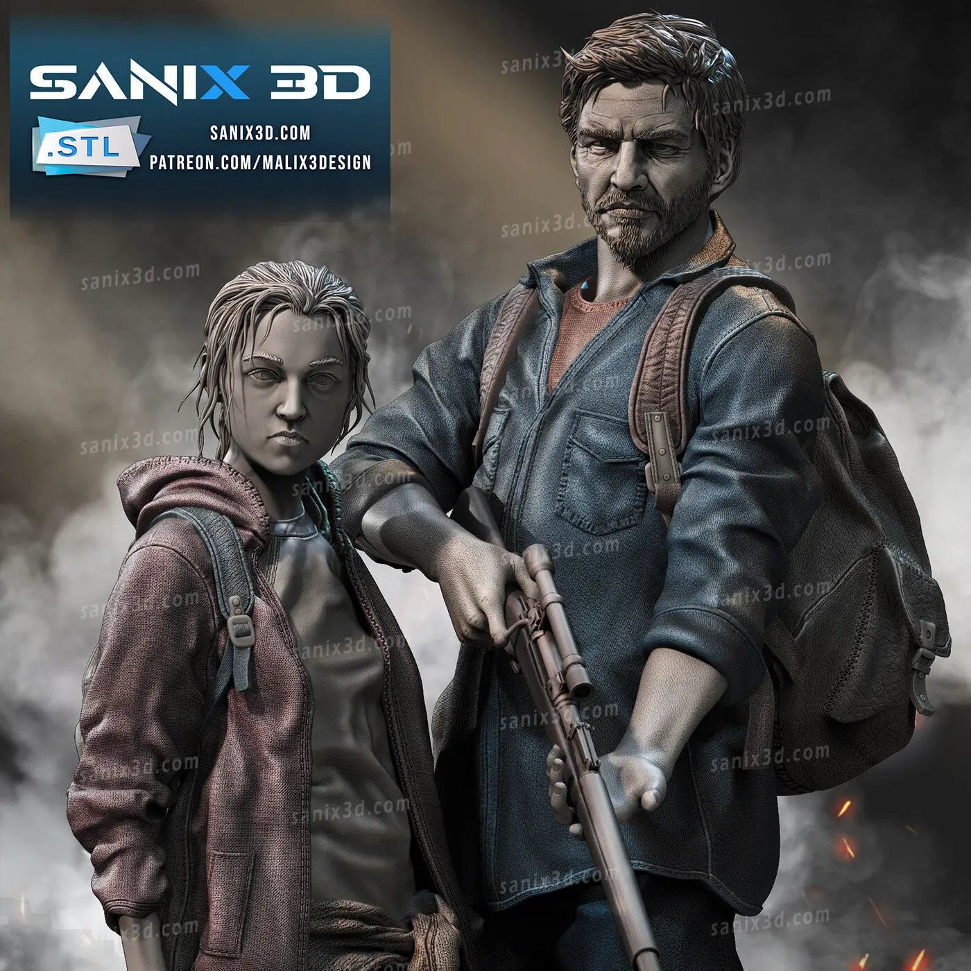 The Last of Us Figure by Sanix 3DHeroFigure