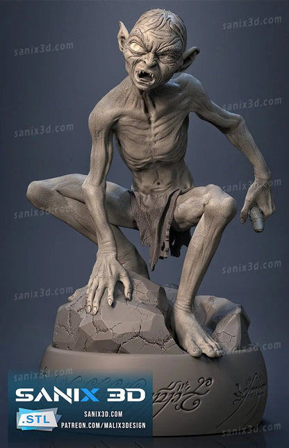 Gollum Figure by Sanix 3DHeroFigure