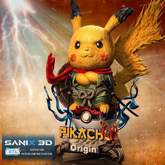 Pikachu Figure by Sanix 3DHeroFigure