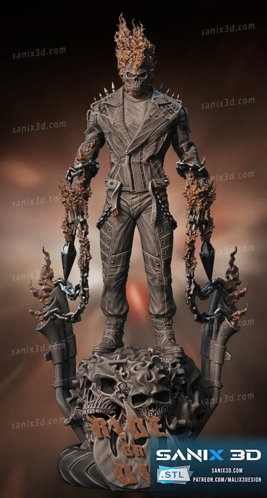 Ghost Rider Figure by Sanix 3DHeroFigure