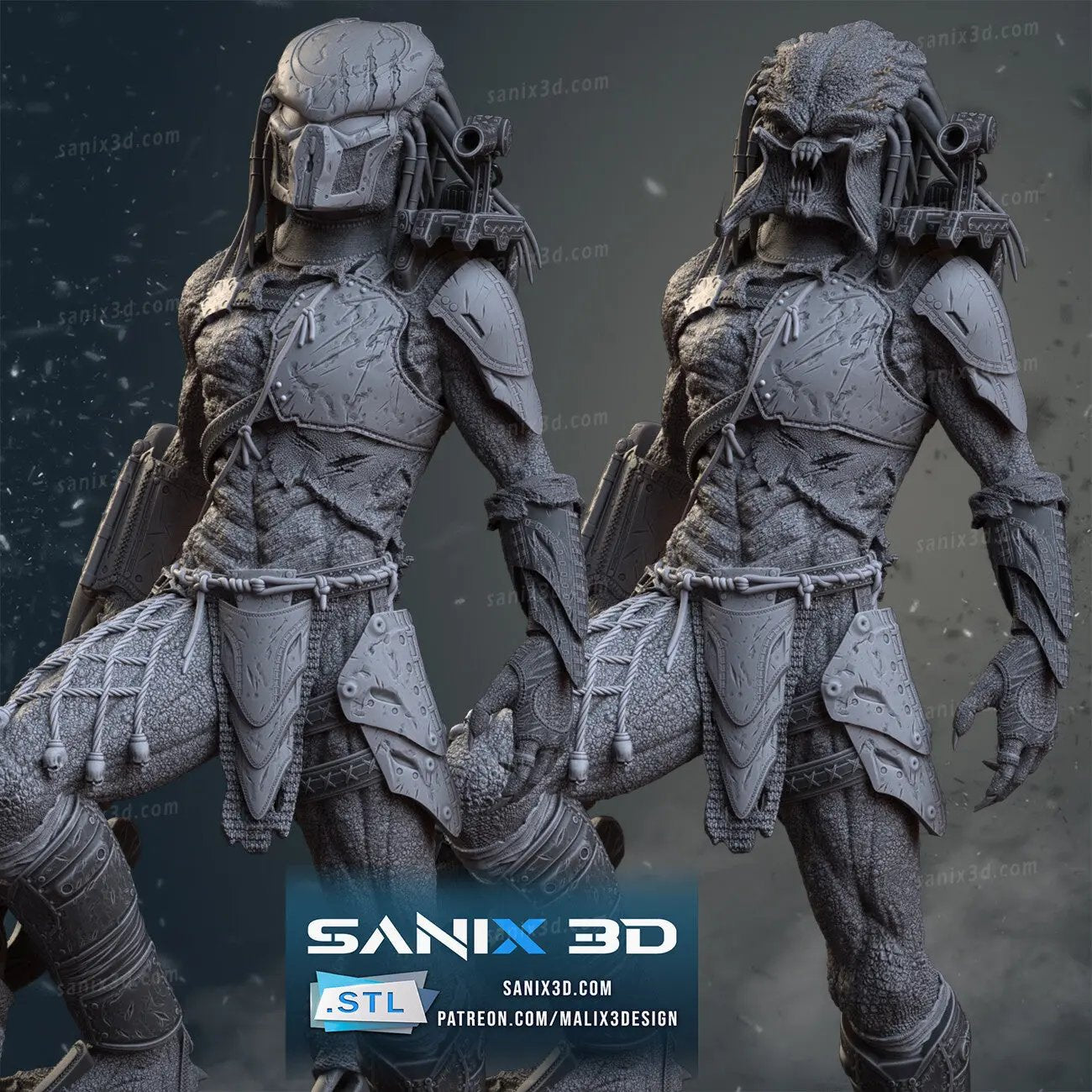 Predator Figure by Sanix 3DHeroFigure