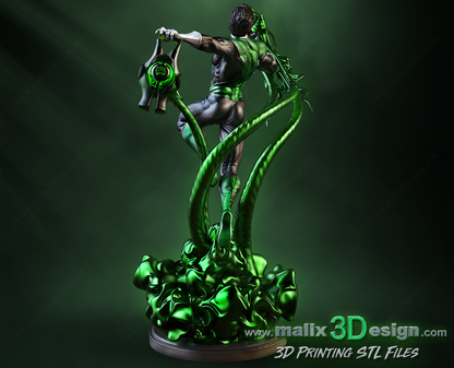Green Lantern Figure by Sanix 3DHeroFigure