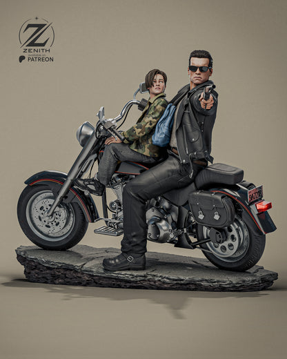 Terminator John Connor Diorama Figure 3DHeroFigure