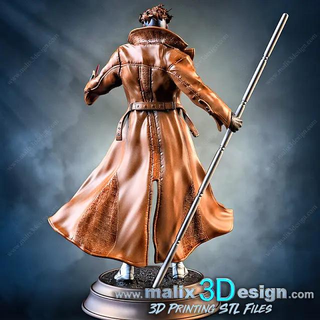 Gambit Figure by Sanix 3DHeroFigure