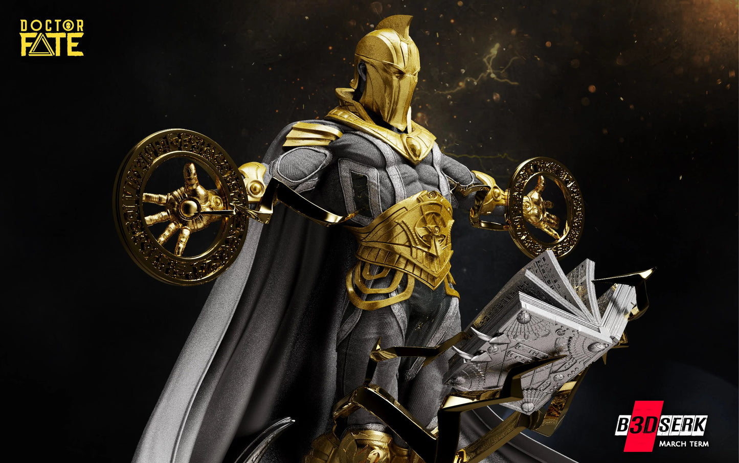 Dr. Fate Figure by B3DSERK 3DHeroFigure