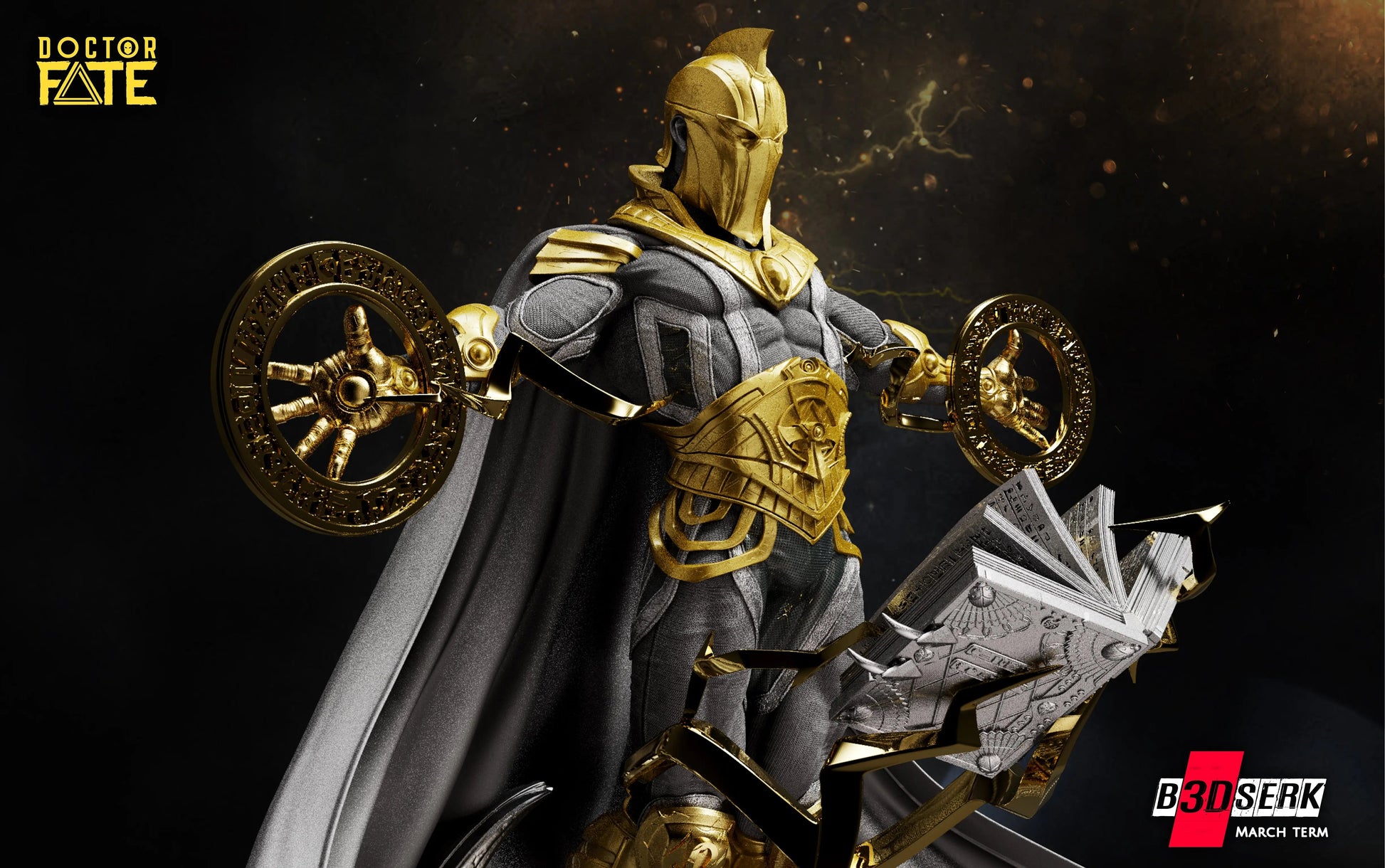 Dr. Fate Figure by B3DSERK 3DHeroFigure