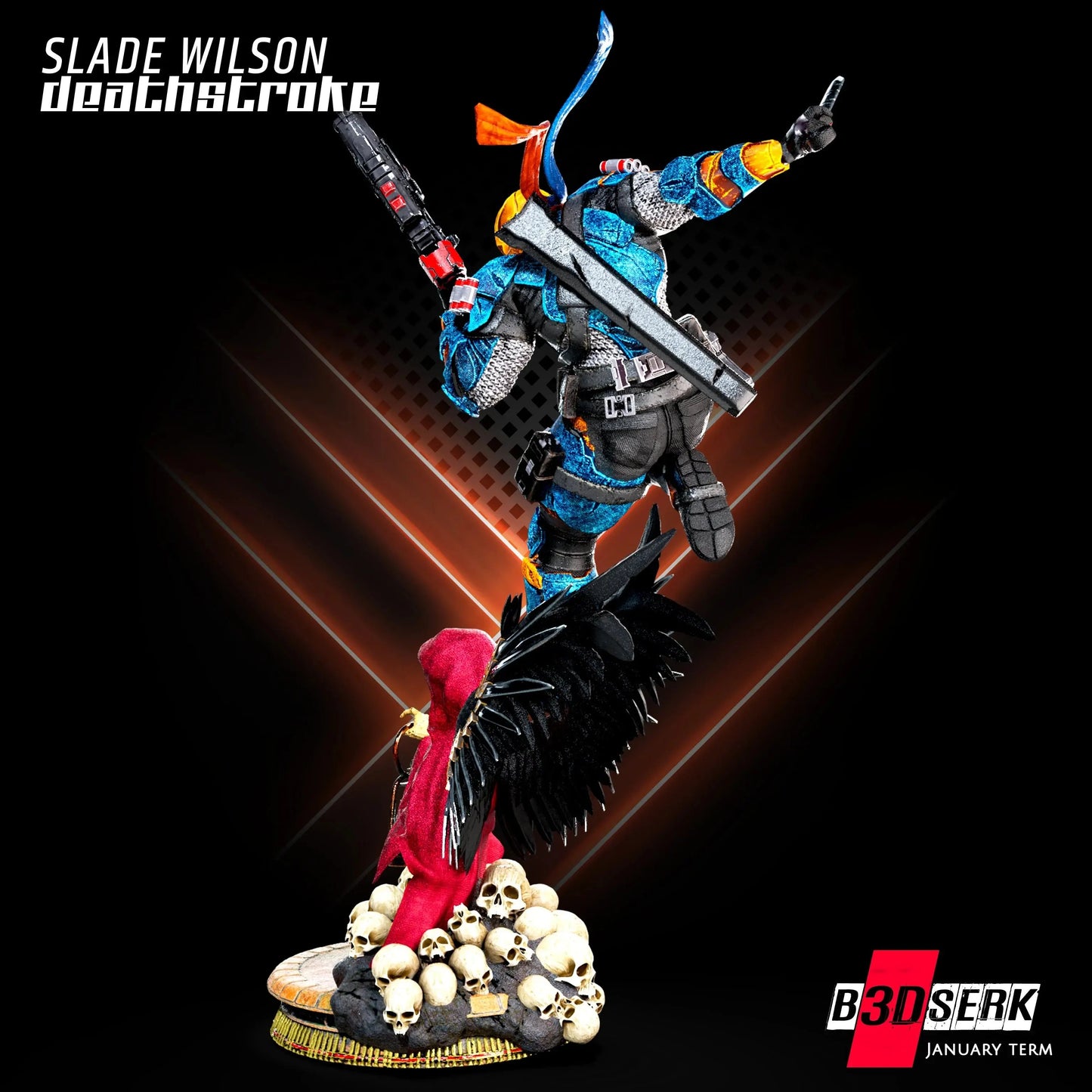 Deathstroke Diorama Figure by B3DSERK 3DHeroFigure