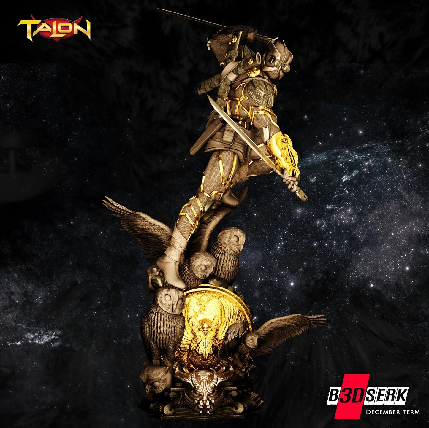 Talon Figure by B3DSERK 3DHeroFigure