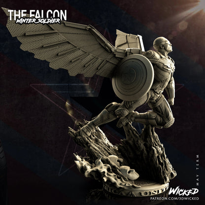 Falcon Figure by Wicked 3DHeroFigure