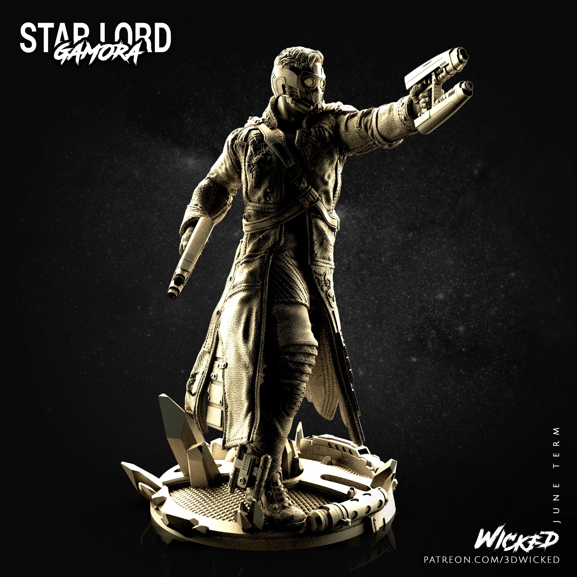 Star Lord Figure by Wicked 3DHeroFigure