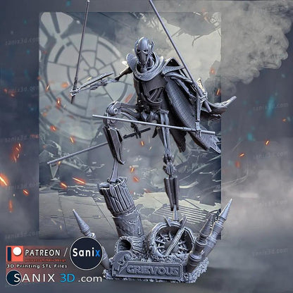 General Grievous Figure by Sanix 3DHeroFigure
