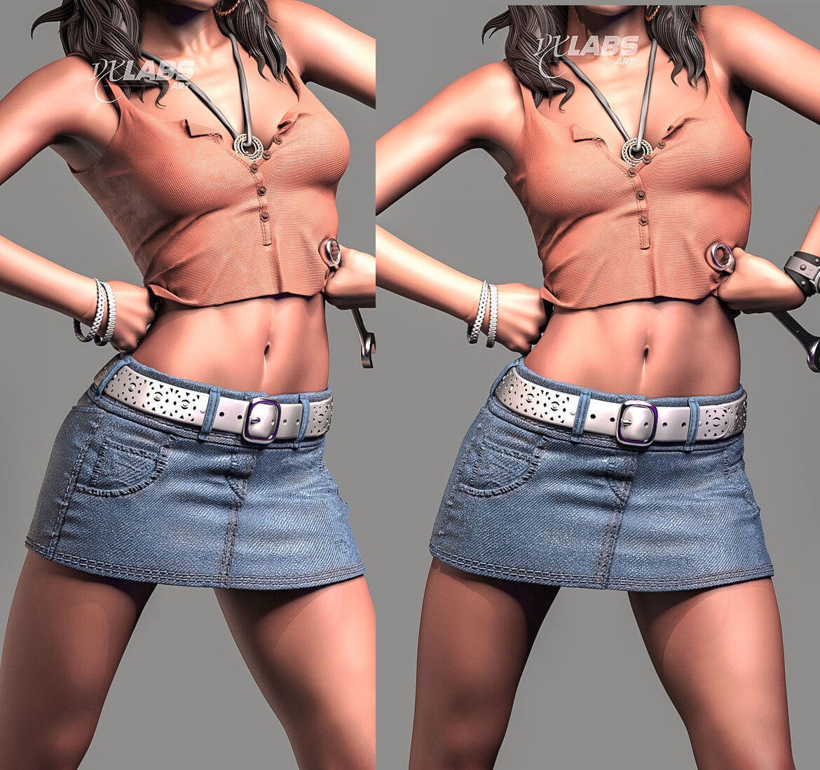 Megan Fox Figure by VX Labs – High Quality 3D Collectible Statue 3DHeroFigure