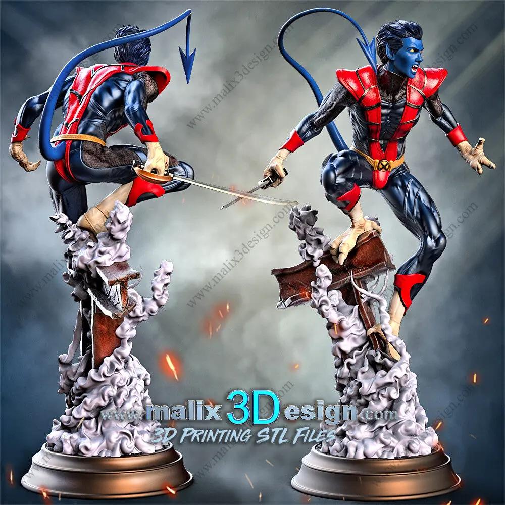 Nightcrawler Figure by Sanix 3DHeroFigure