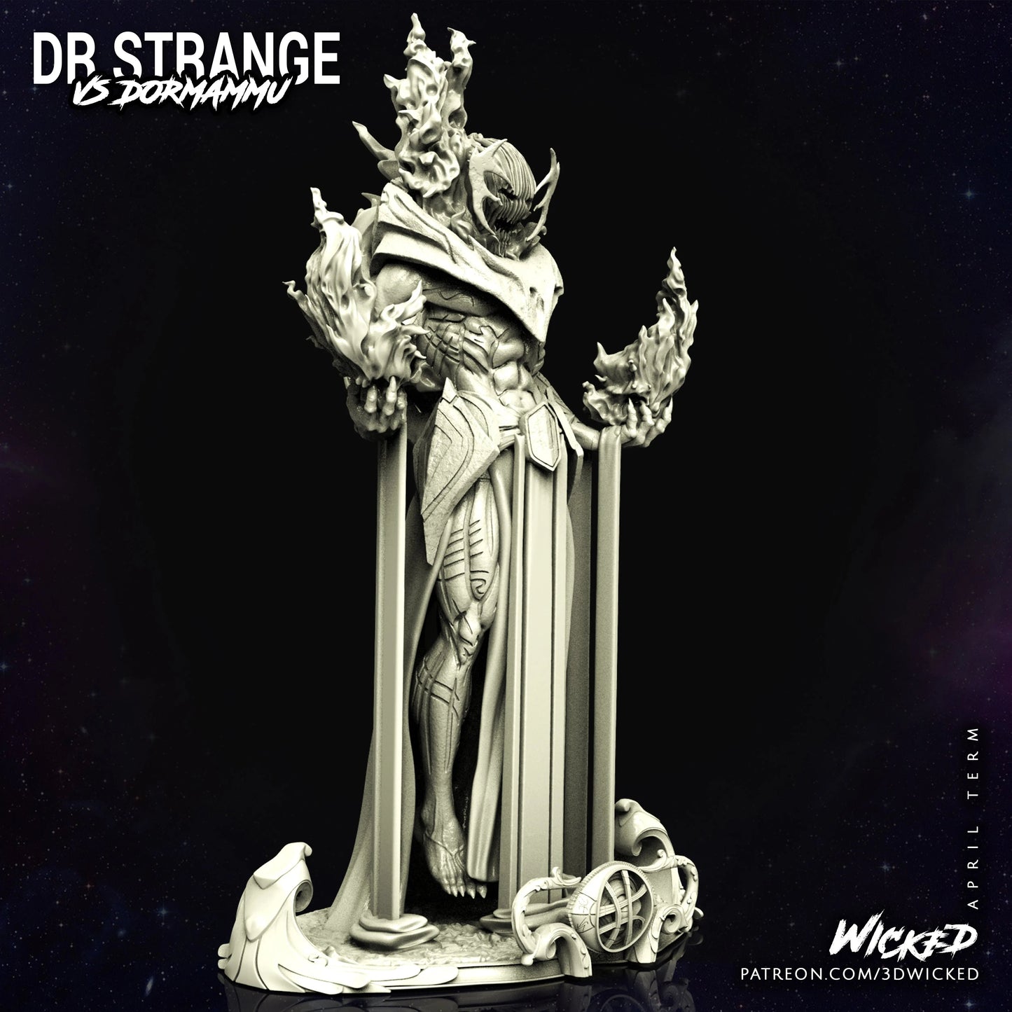 Dormammu Figure by Wicked 3DHeroFigure