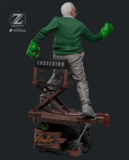 Stan Lee Figure by Zenith Studios – High Quality 3D Collectible Statue 3DHeroFigure