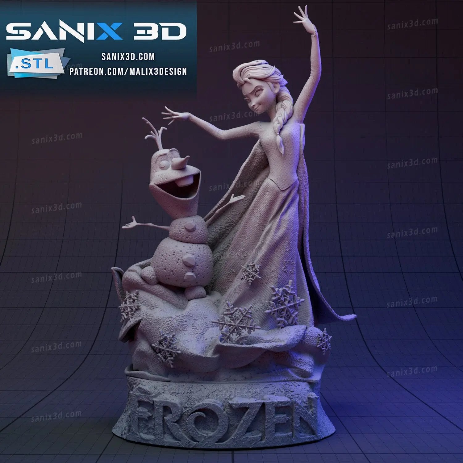 Frozen Figure by Sanix 3DHeroFigure