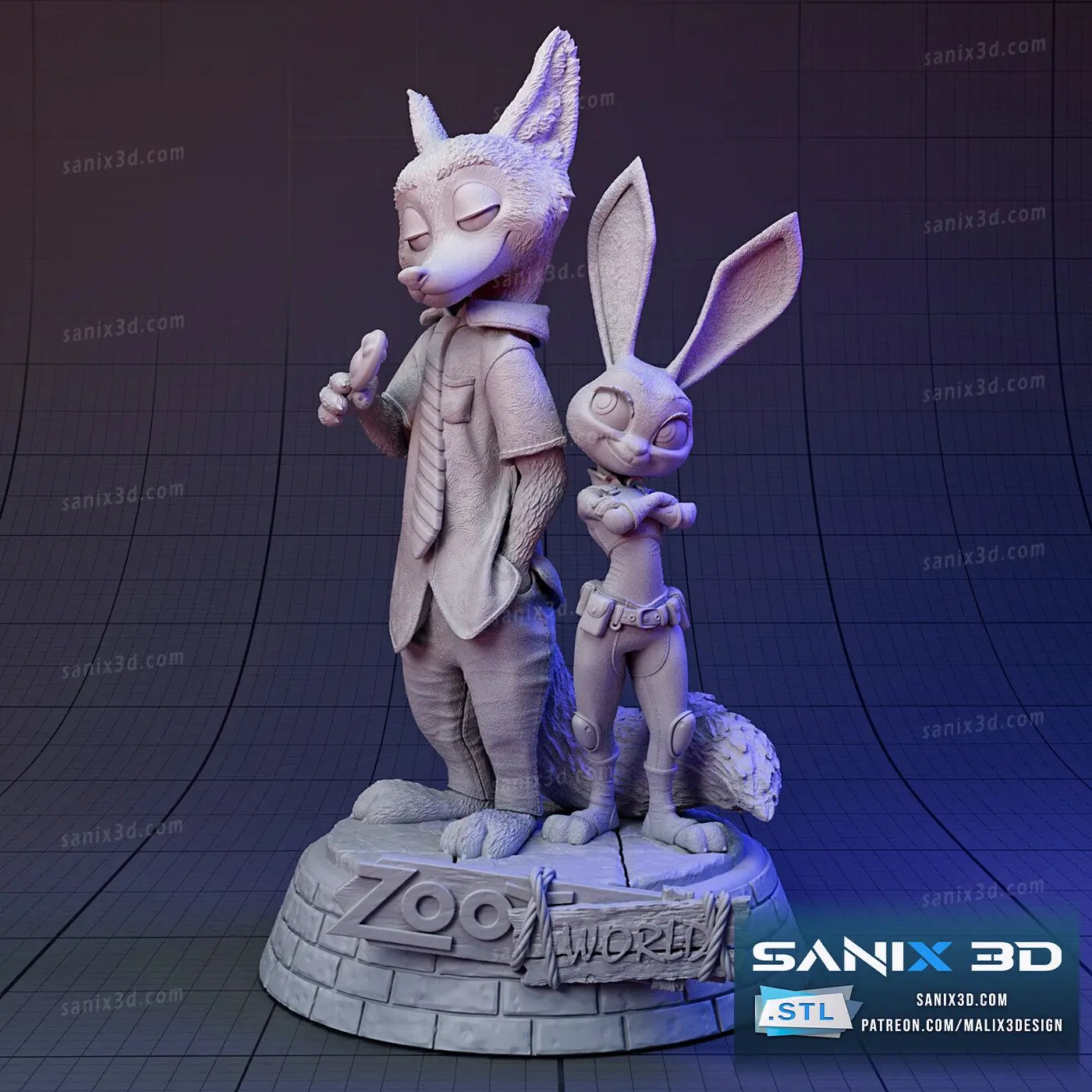 Zootopia Figure by Sanix 3DHeroFigure